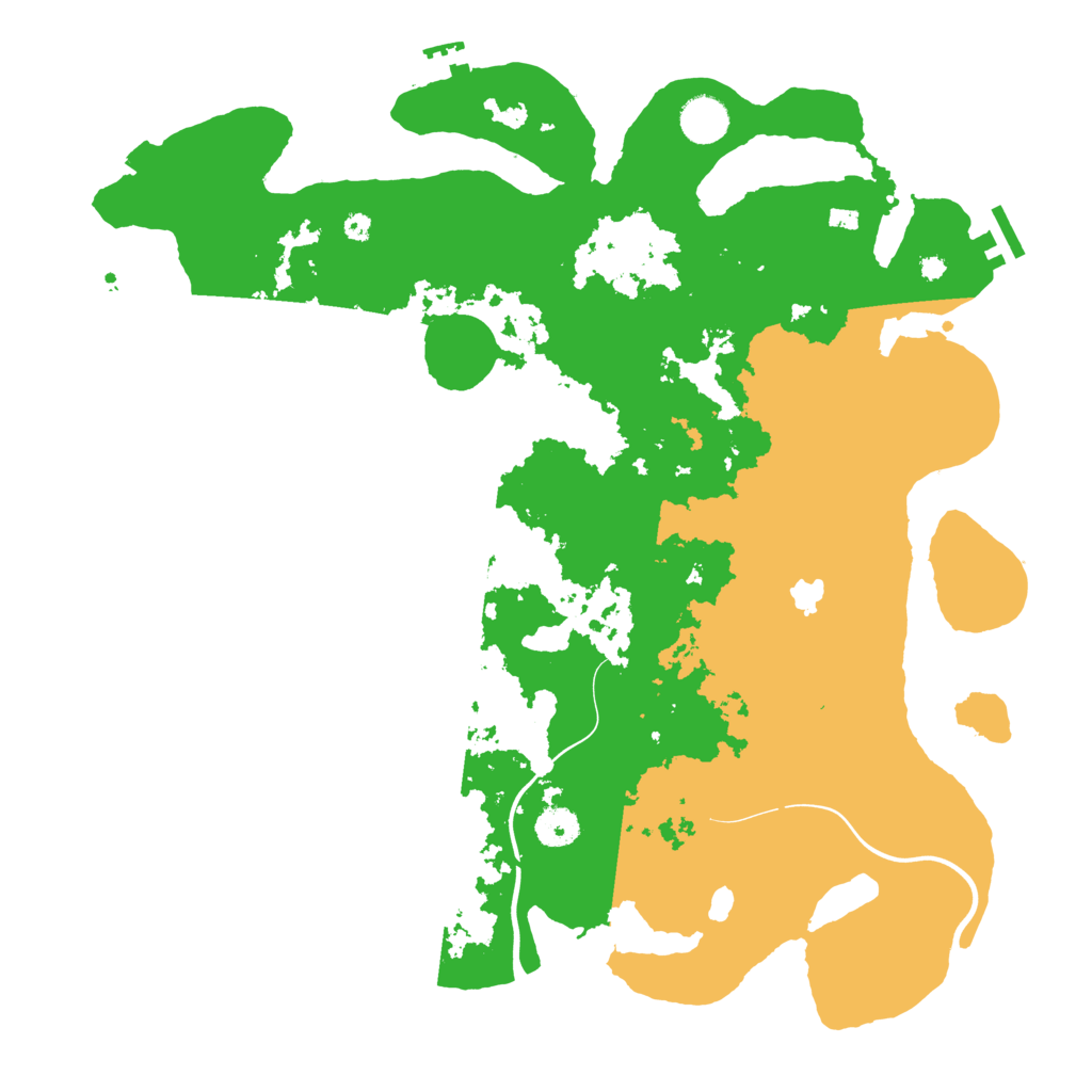 Biome Rust Map: Procedural Map, Size: 4000, Seed: 1291481257