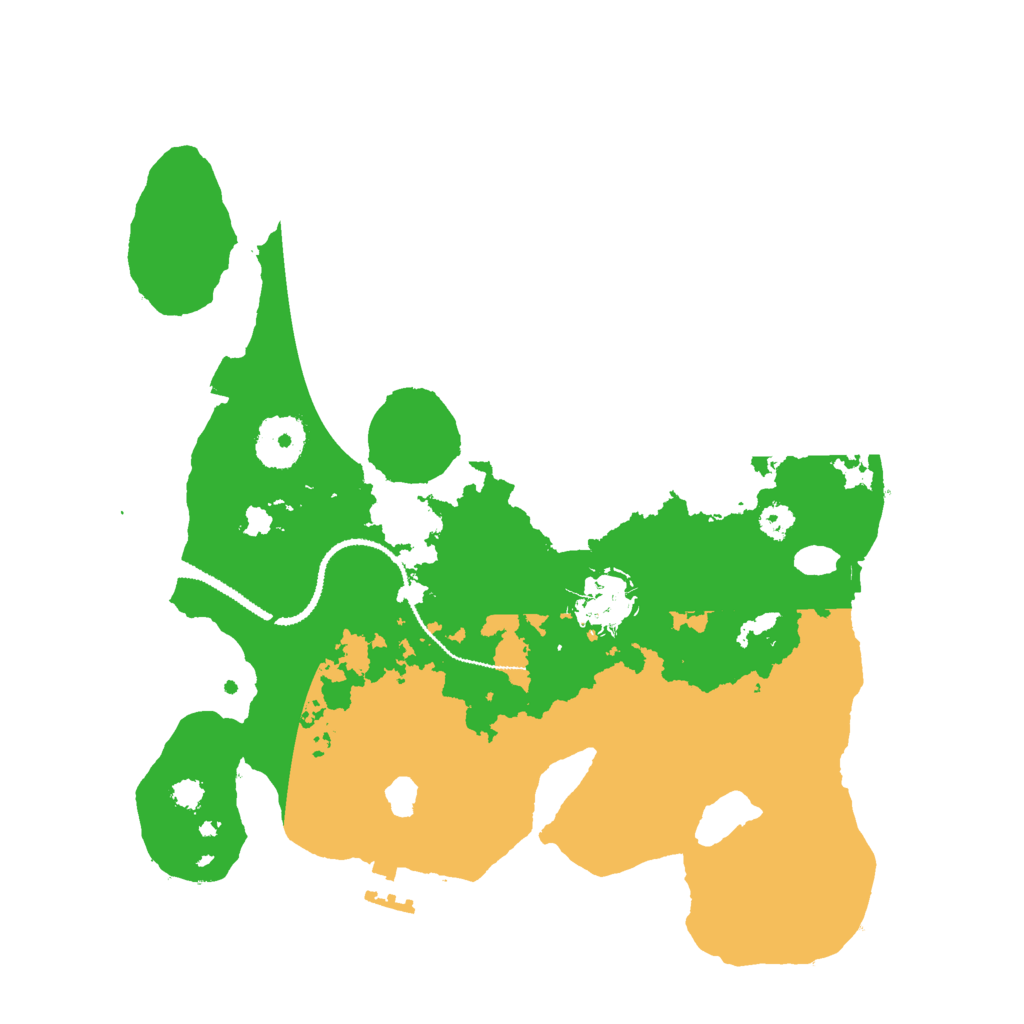 Biome Rust Map: Procedural Map, Size: 3000, Seed: 1467710408