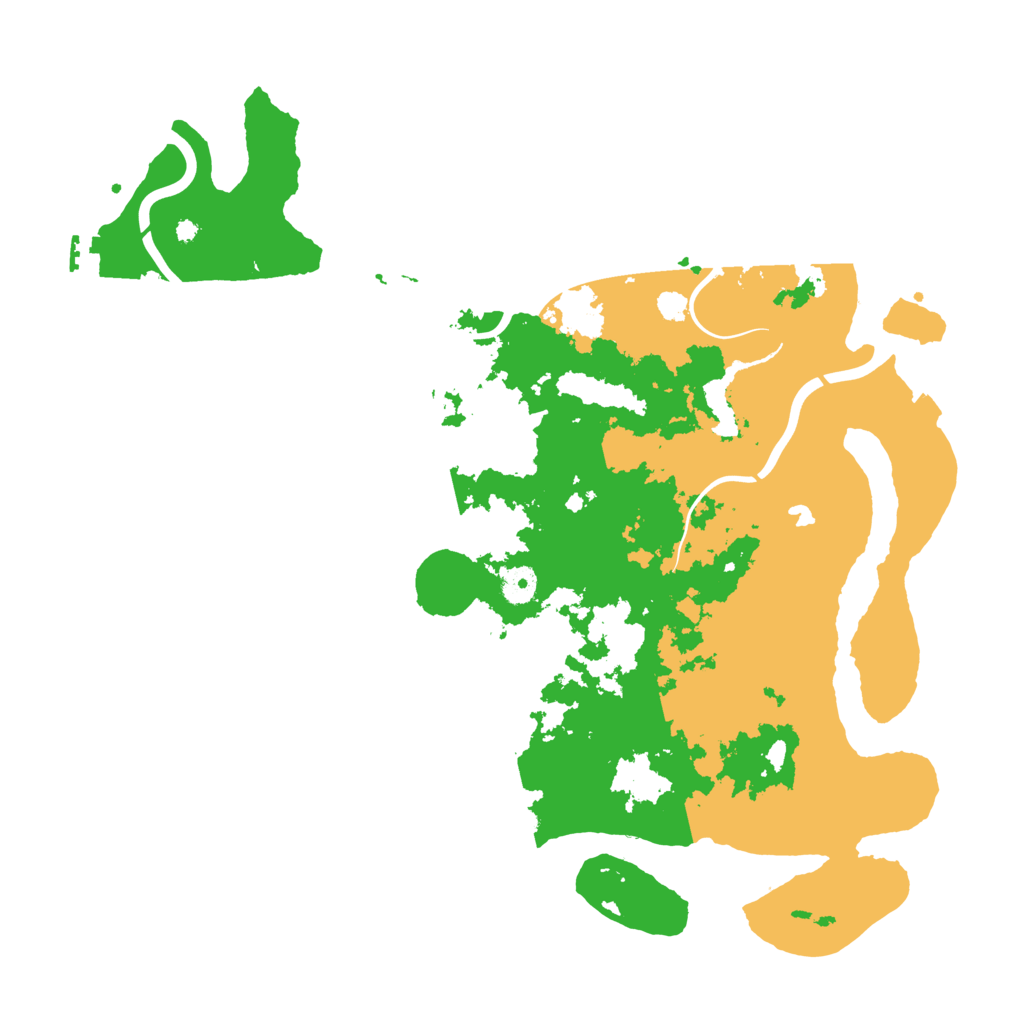 Biome Rust Map: Procedural Map, Size: 4250, Seed: 14315410