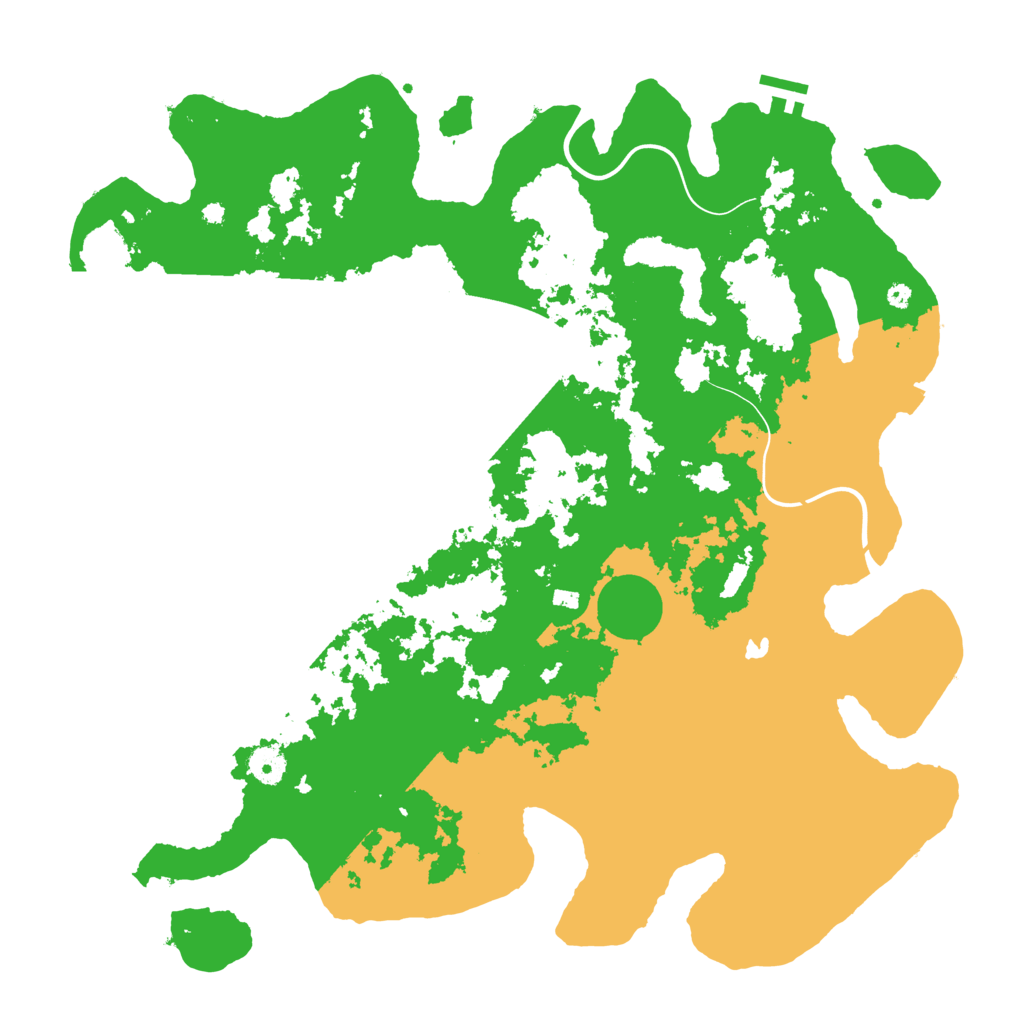 Biome Rust Map: Procedural Map, Size: 4250, Seed: 1192917161