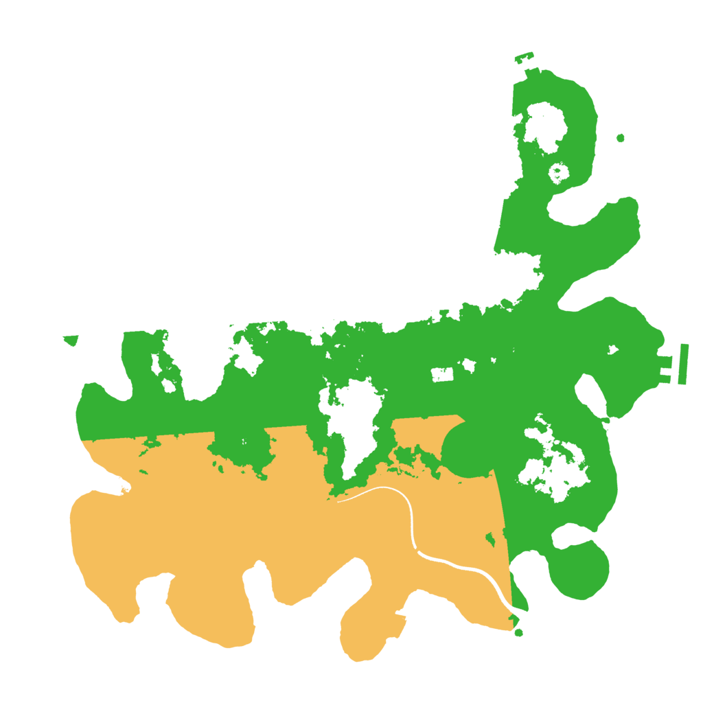 Biome Rust Map: Procedural Map, Size: 3500, Seed: 1507660496