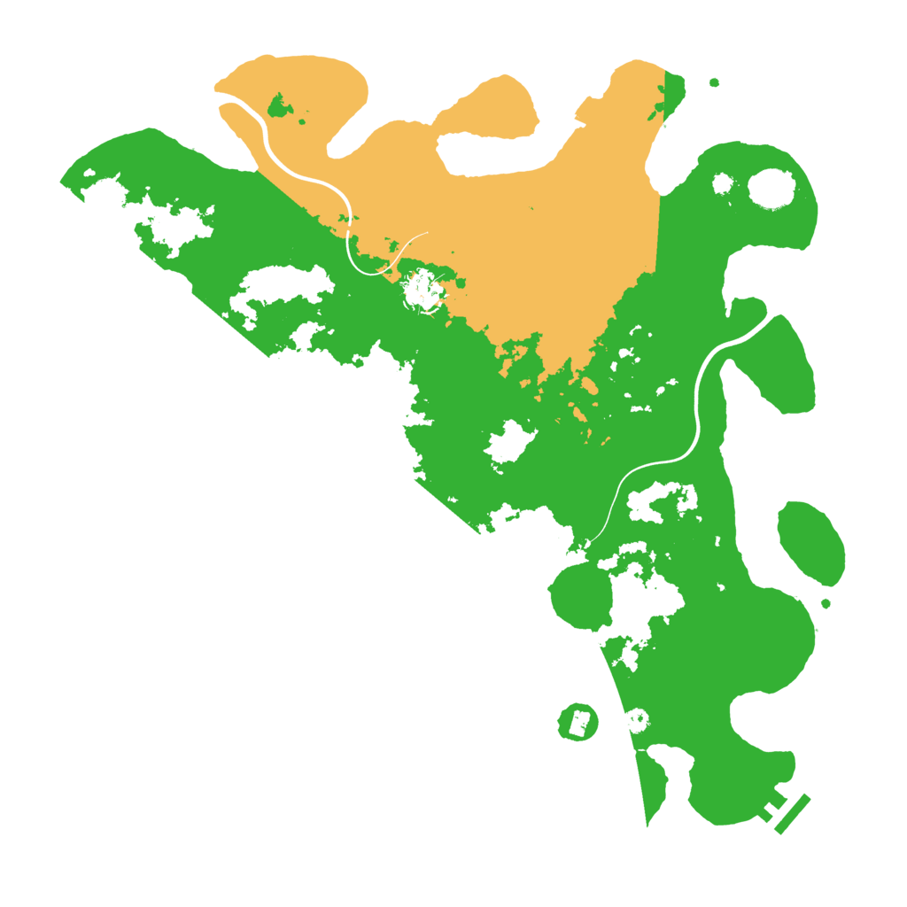 Biome Rust Map: Procedural Map, Size: 3900, Seed: 60