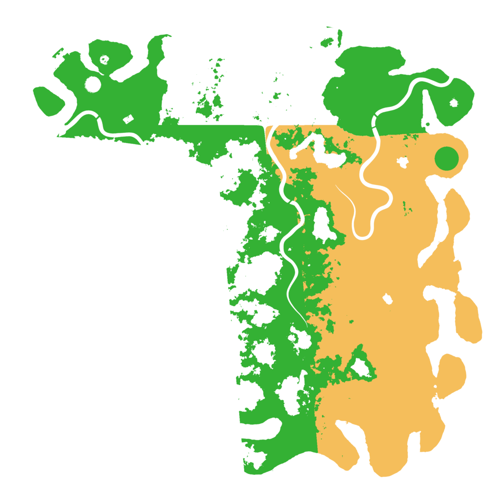 Biome Rust Map: Procedural Map, Size: 5500, Seed: 1501358813