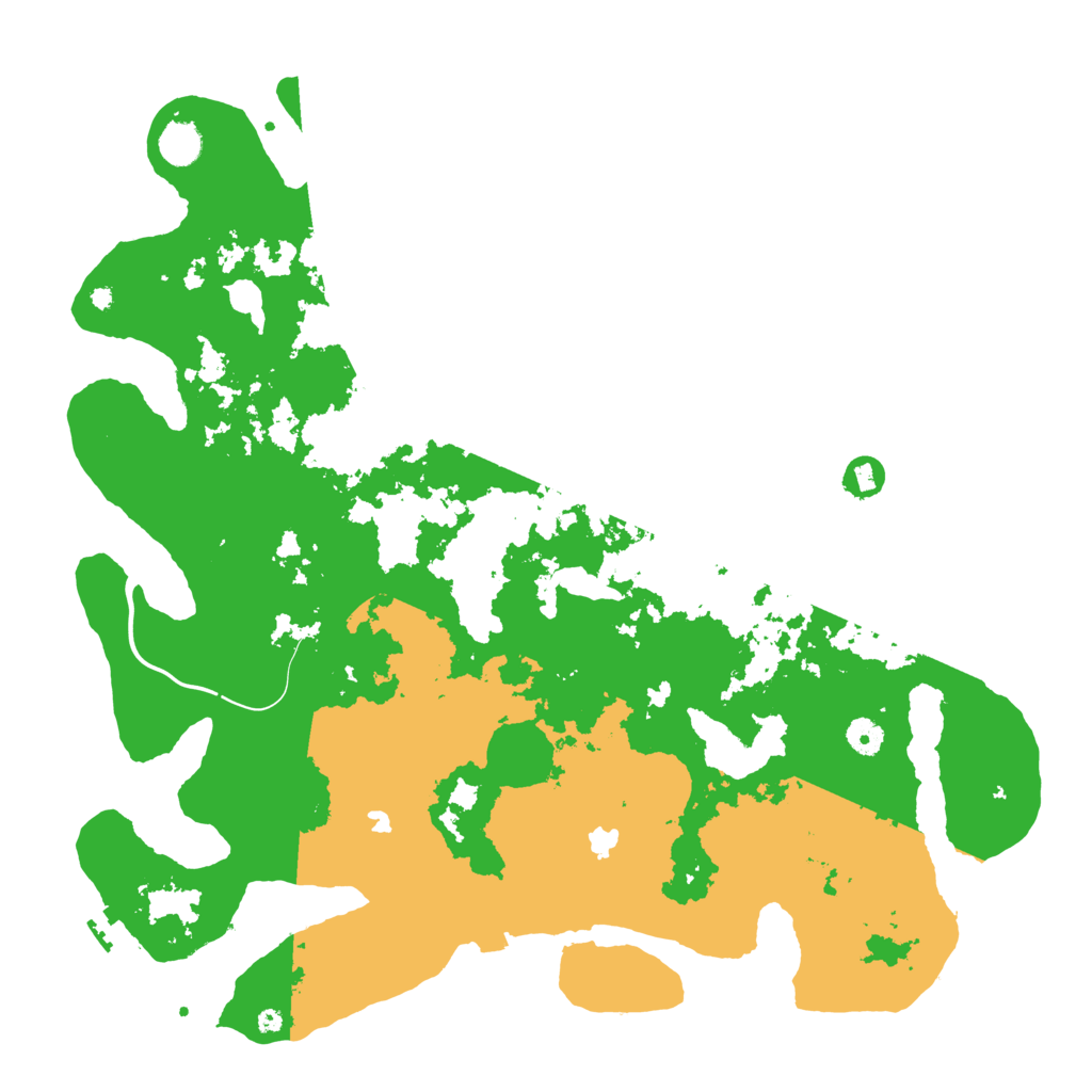 Biome Rust Map: Procedural Map, Size: 4500, Seed: 241099129