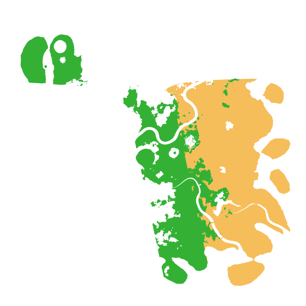 Biome Rust Map: Procedural Map, Size: 4550, Seed: 779699744