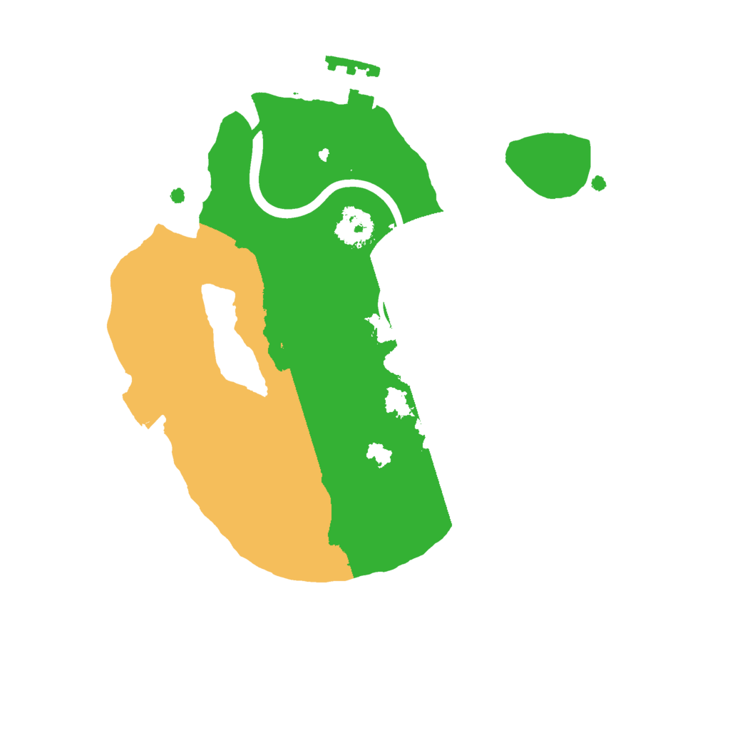 Biome Rust Map: Procedural Map, Size: 2000, Seed: 366769497