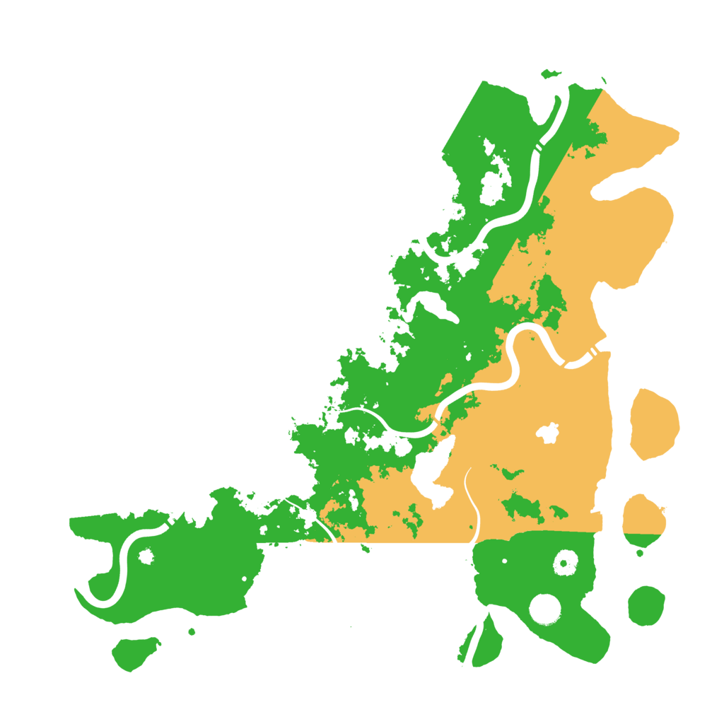 Biome Rust Map: Procedural Map, Size: 4250, Seed: 176965002