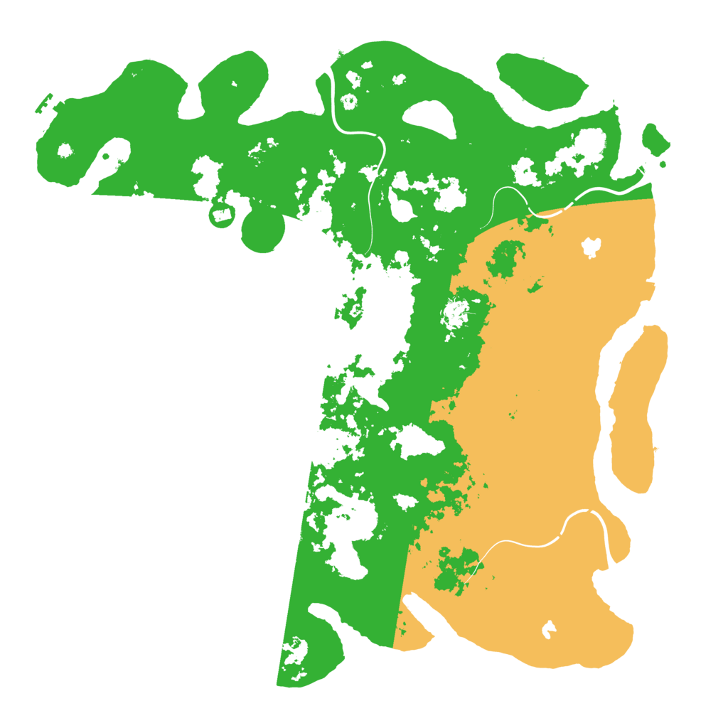 Biome Rust Map: Procedural Map, Size: 4550, Seed: 1323274388