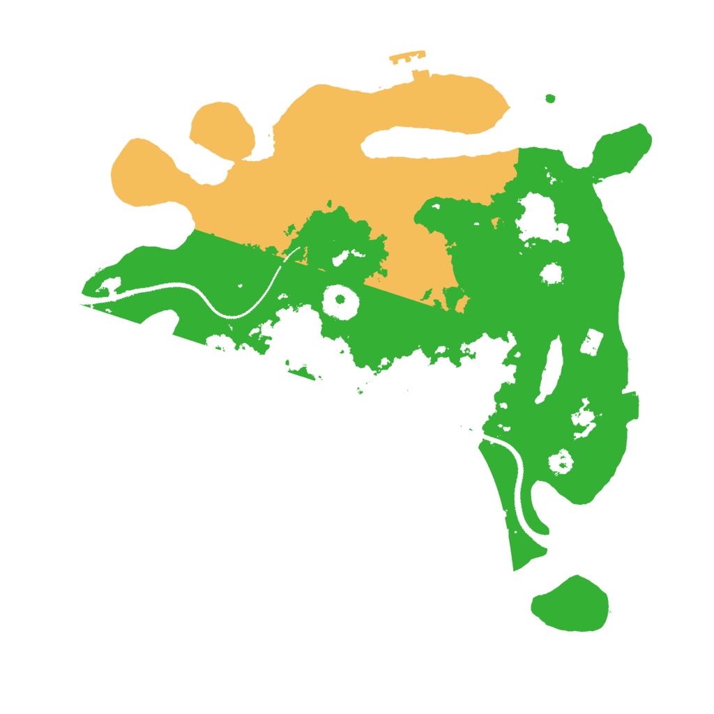 Biome Rust Map: Procedural Map, Size: 3000, Seed: 74428