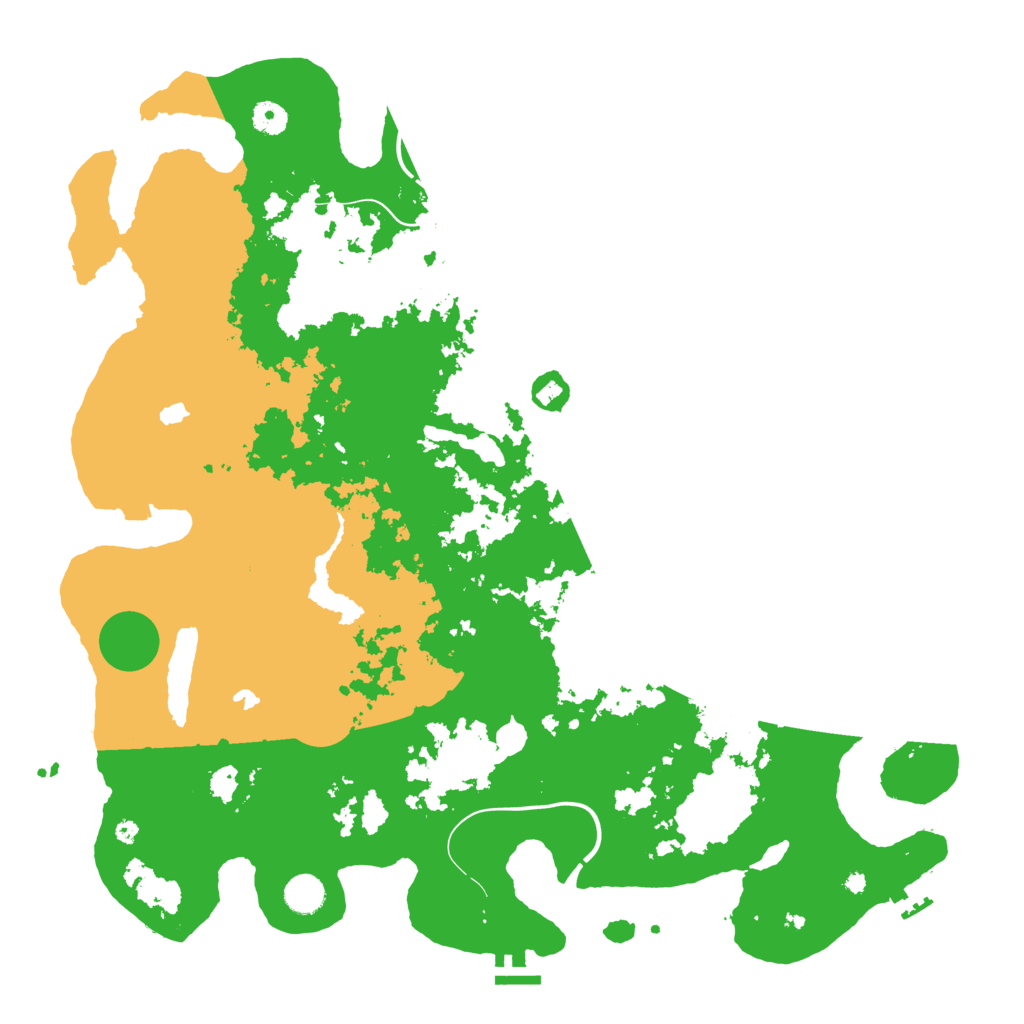 Biome Rust Map: Procedural Map, Size: 4500, Seed: 79873647