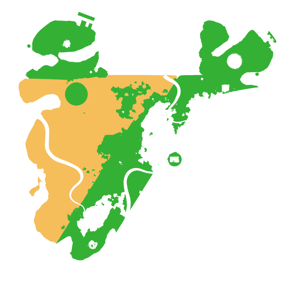 Biome Rust Map: Procedural Map, Size: 3500, Seed: 1470260641