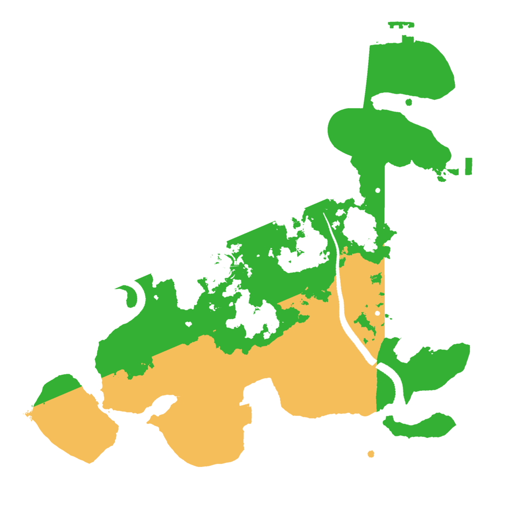 Biome Rust Map: Procedural Map, Size: 3000, Seed: 1562371298