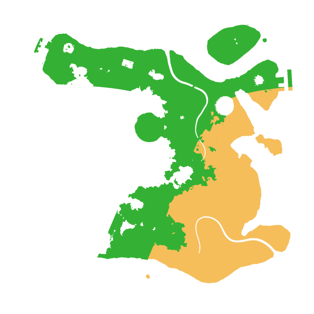 Biome Rust Map: Procedural Map, Size: 3000, Seed: 129891037