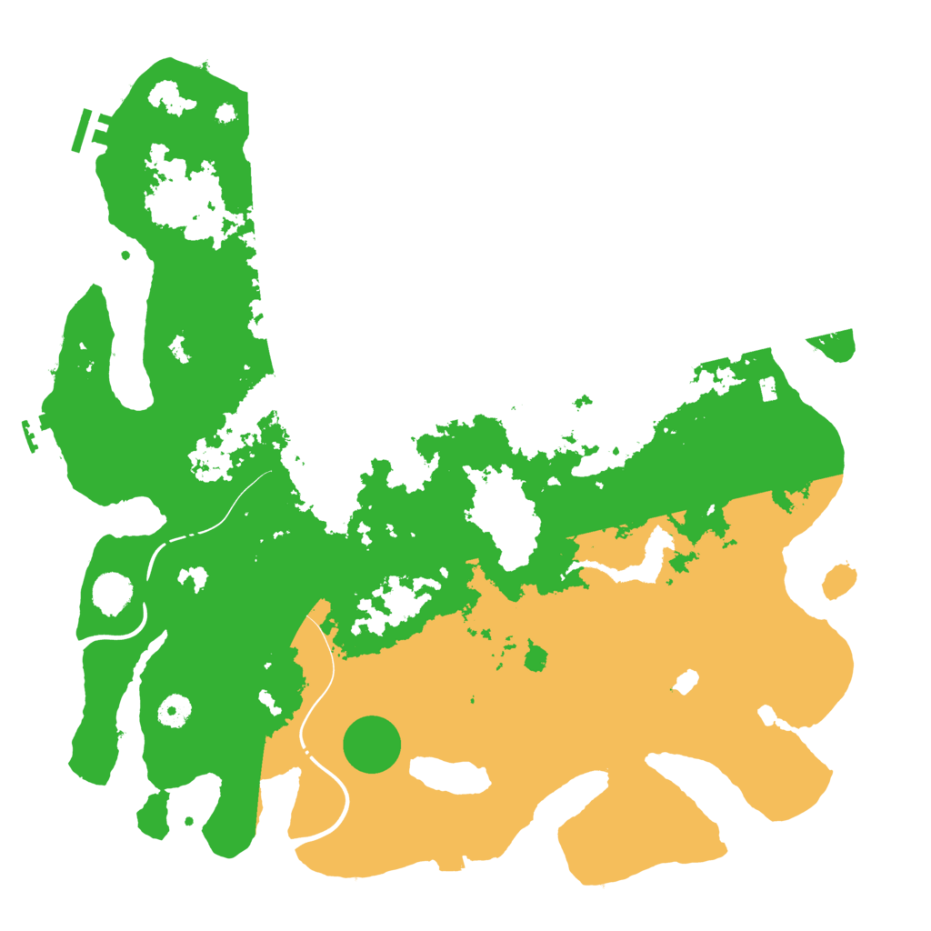 Biome Rust Map: Procedural Map, Size: 4250, Seed: 1036129540