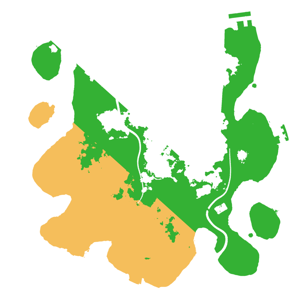 Biome Rust Map: Procedural Map, Size: 2800, Seed: 1017027426