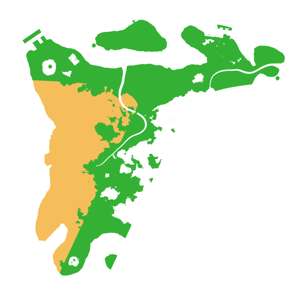 Biome Rust Map: Procedural Map, Size: 3000, Seed: 1974103254