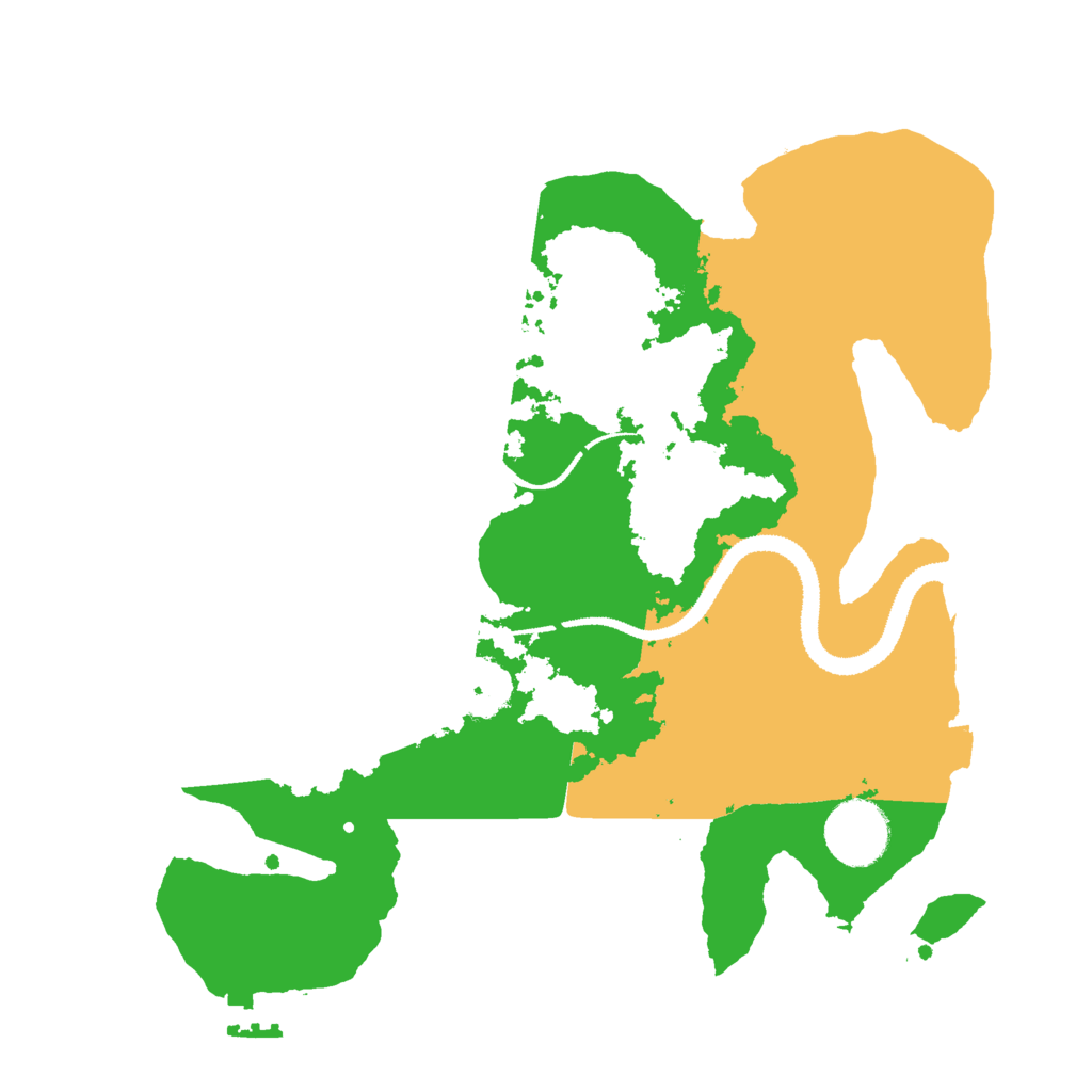 Biome Rust Map: Procedural Map, Size: 3000, Seed: 947404142