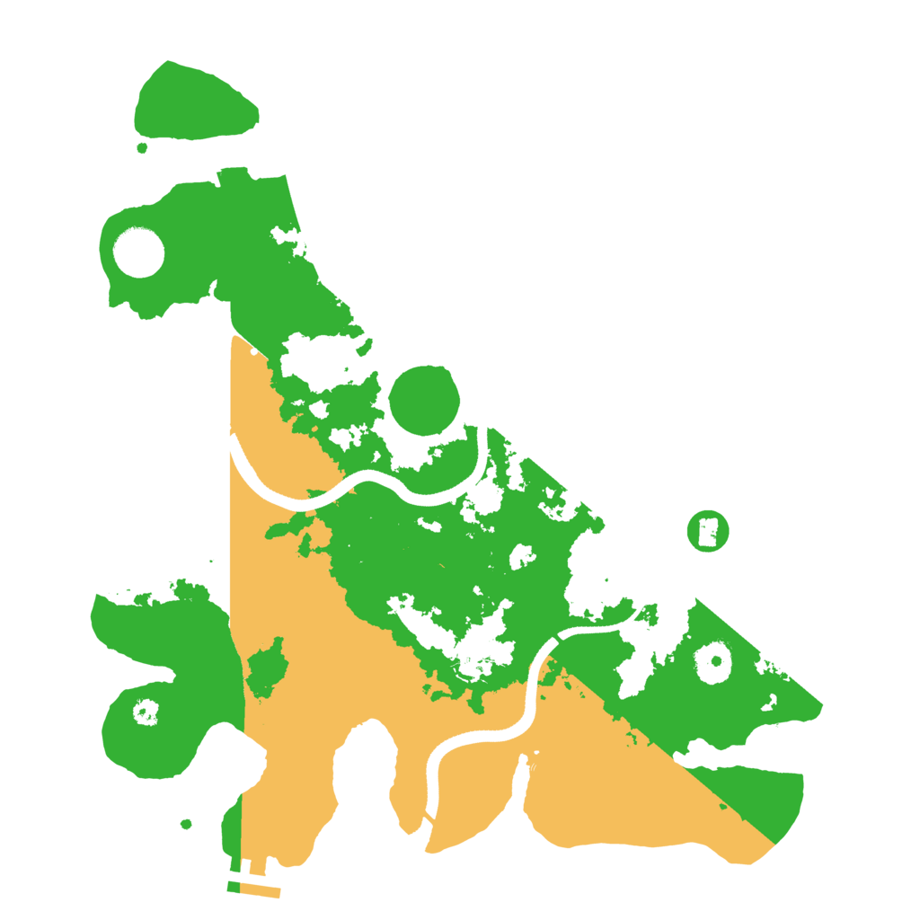 Biome Rust Map: Procedural Map, Size: 3500, Seed: 906552284