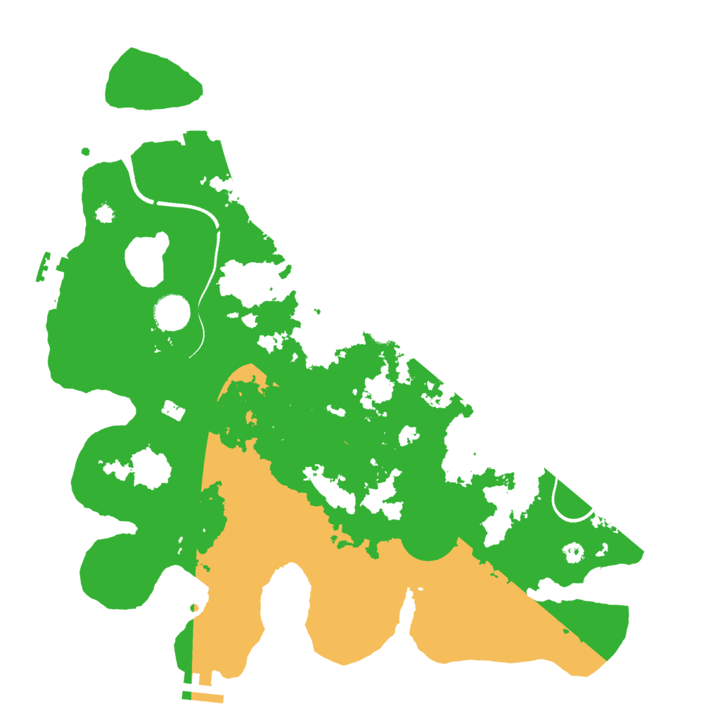 Biome Rust Map: Procedural Map, Size: 3500, Seed: 906552284