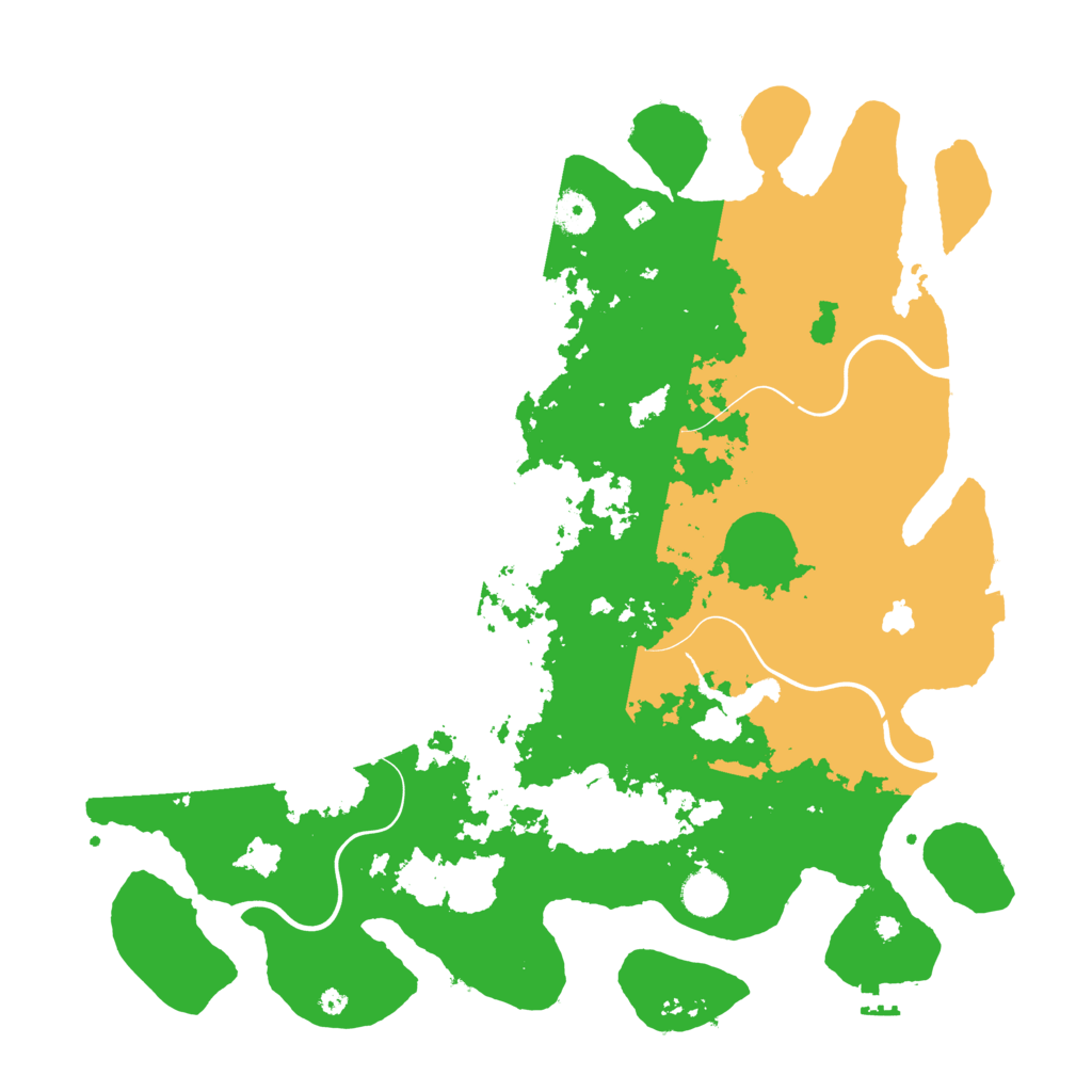 Biome Rust Map: Procedural Map, Size: 4200, Seed: 504877496