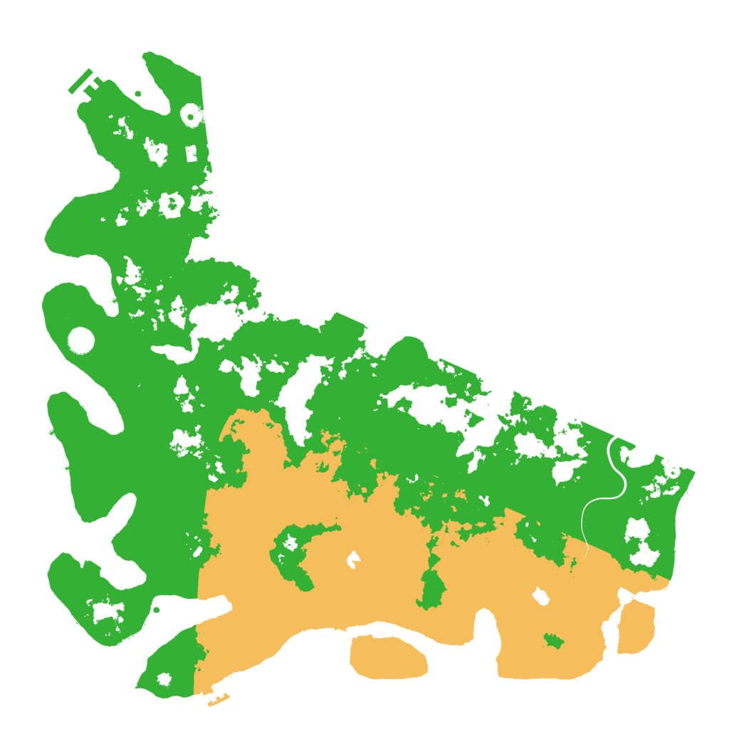Biome Rust Map: Procedural Map, Size: 4800, Seed: 241099129