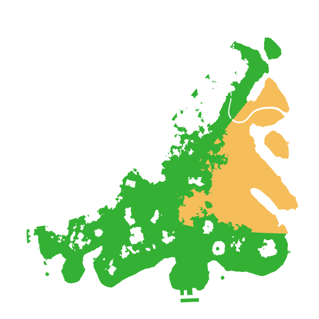 Biome Rust Map: Procedural Map, Size: 3500, Seed: 644217320