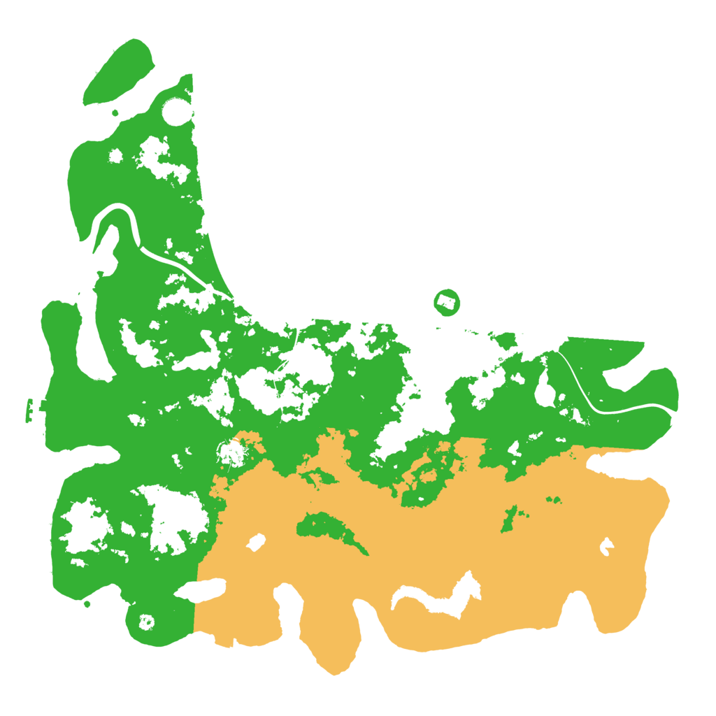 Biome Rust Map: Procedural Map, Size: 4500, Seed: 24510