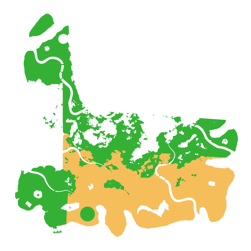 Biome Rust Map: Procedural Map, Size: 4500, Seed: 24510