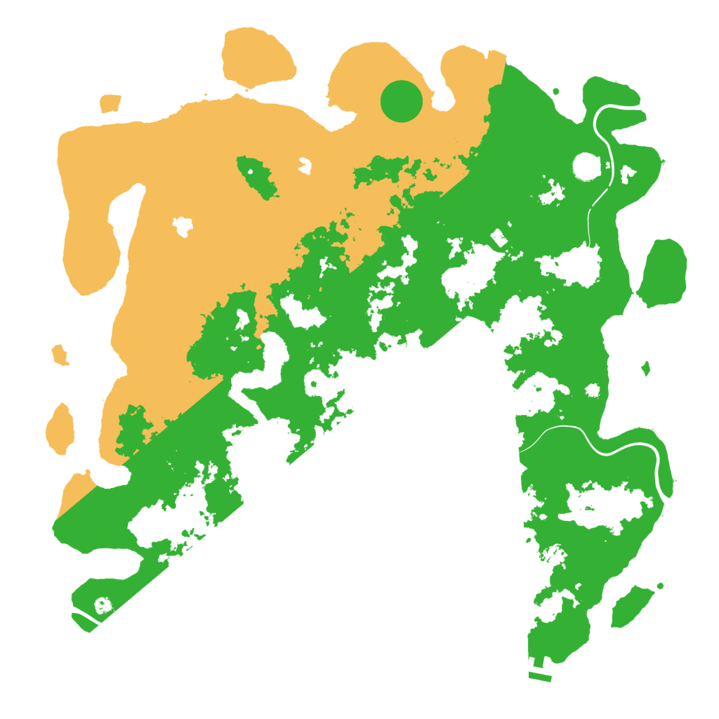 Biome Rust Map: Procedural Map, Size: 4500, Seed: 1405441014