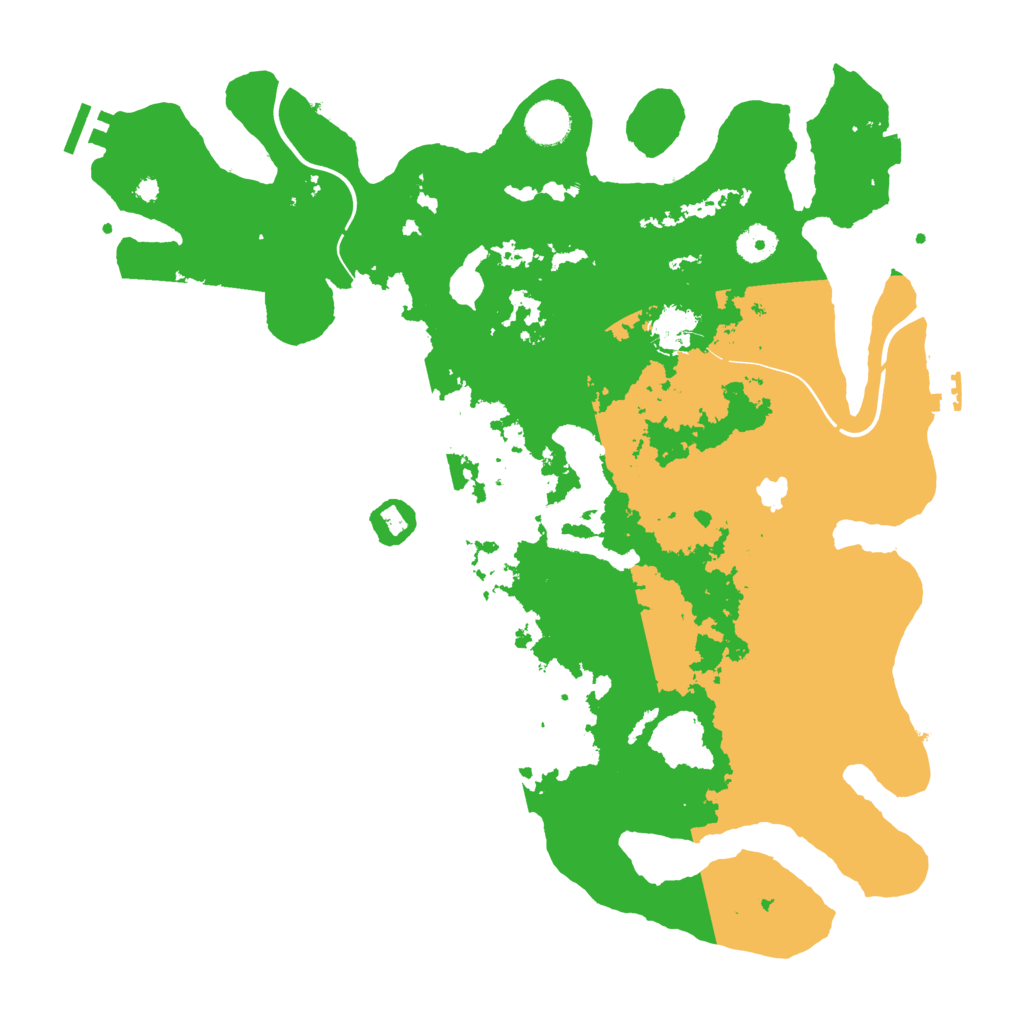 Biome Rust Map: Procedural Map, Size: 4000, Seed: 3040