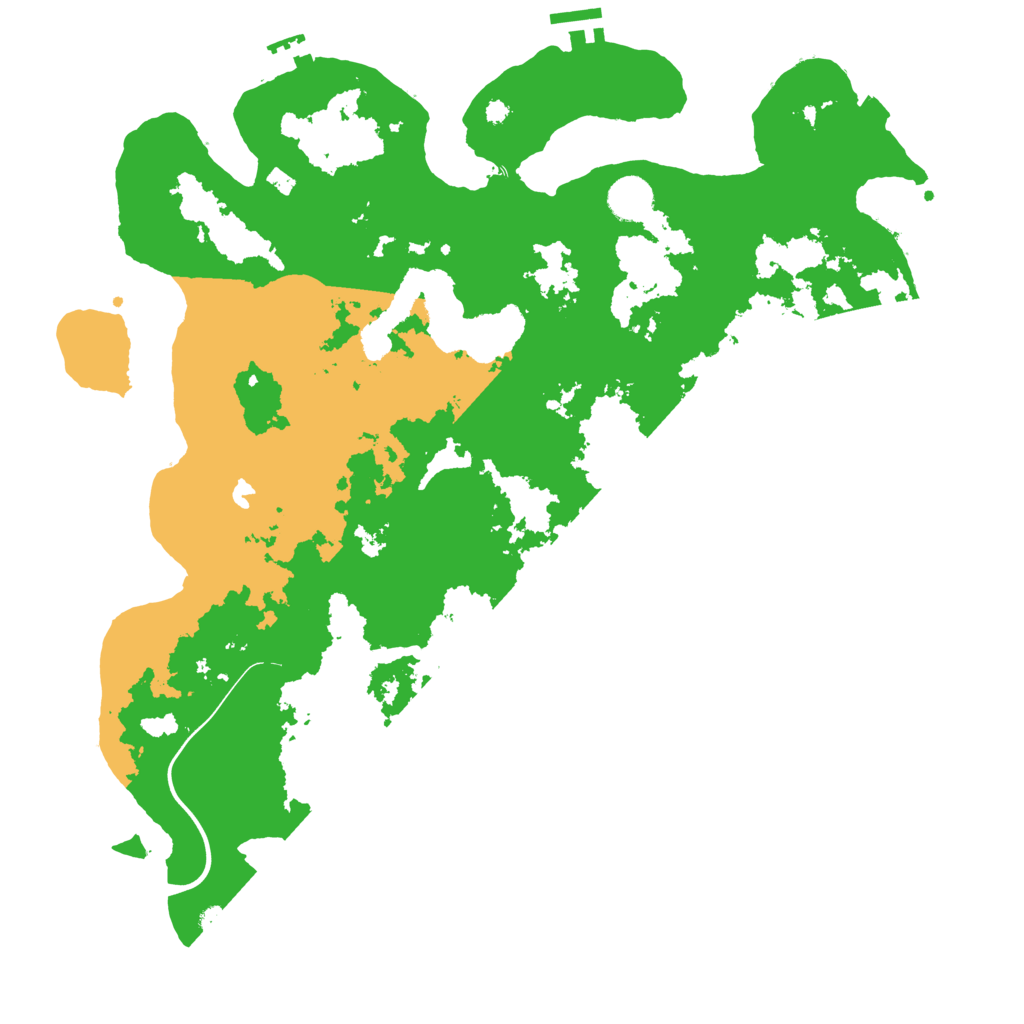 Biome Rust Map: Procedural Map, Size: 4000, Seed: 1544260585