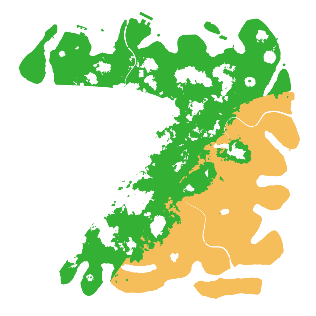 Biome Rust Map: Procedural Map, Size: 4500, Seed: 1151575785