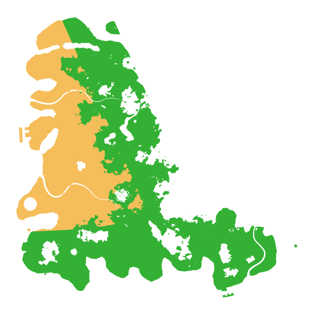 Biome Rust Map: Procedural Map, Size: 4250, Seed: 60573