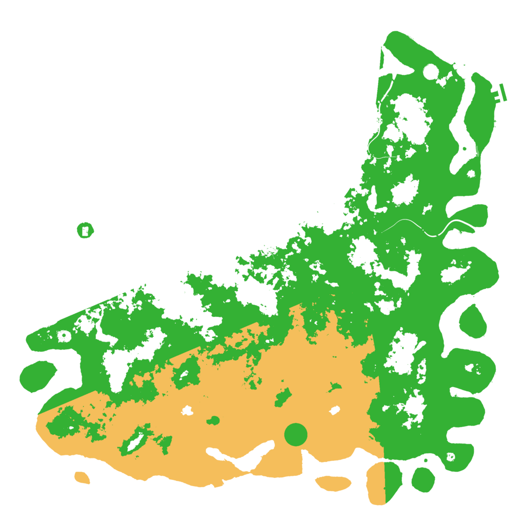Biome Rust Map: Procedural Map, Size: 6000, Seed: 31258
