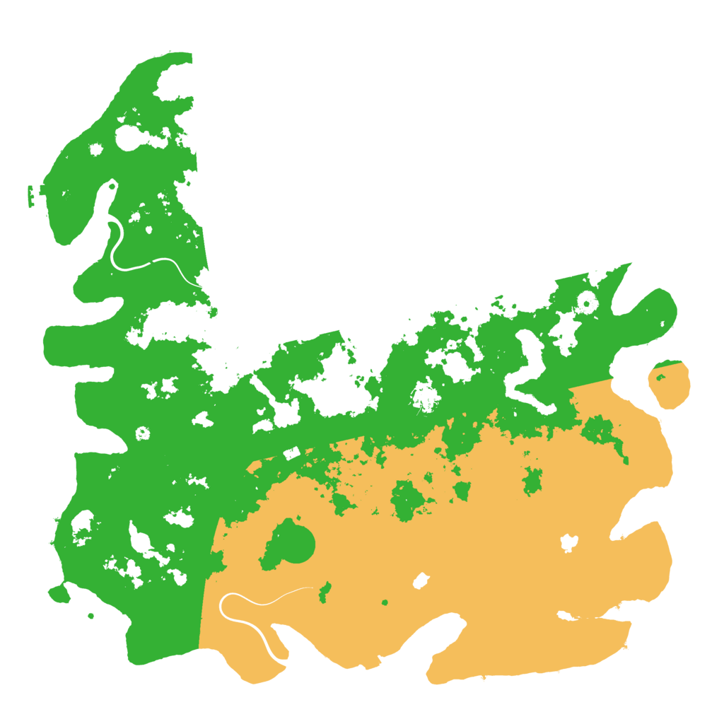 Biome Rust Map: Procedural Map, Size: 5000, Seed: 249100