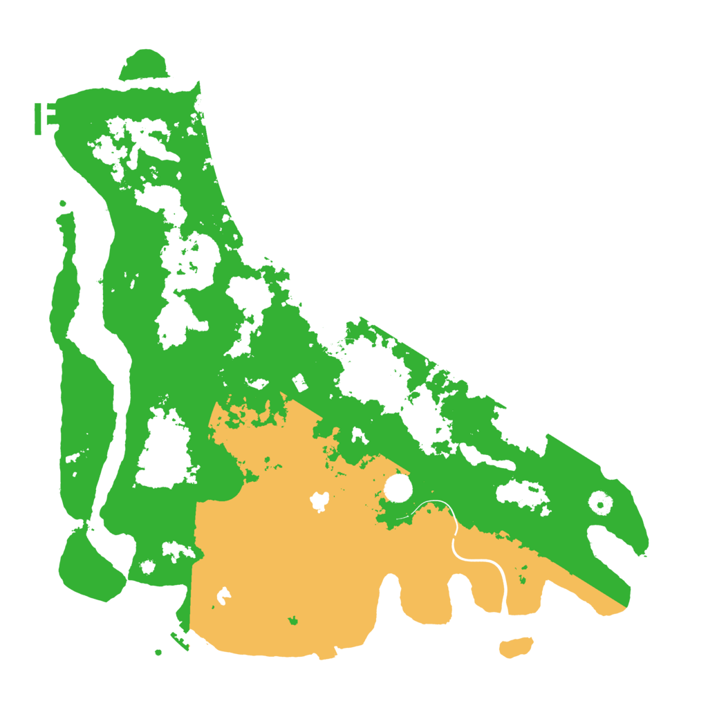 Biome Rust Map: Procedural Map, Size: 4500, Seed: 929100060