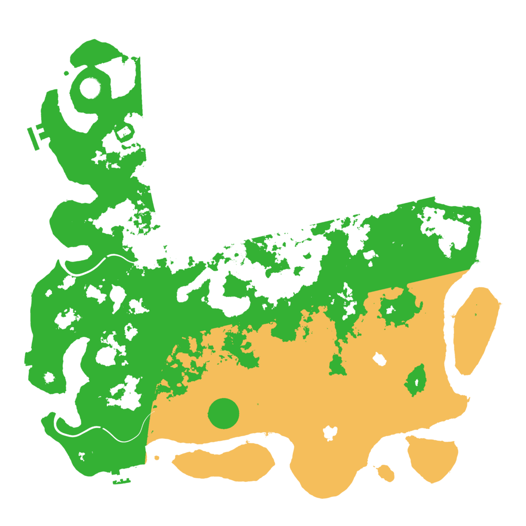 Biome Rust Map: Procedural Map, Size: 4500, Seed: 1327