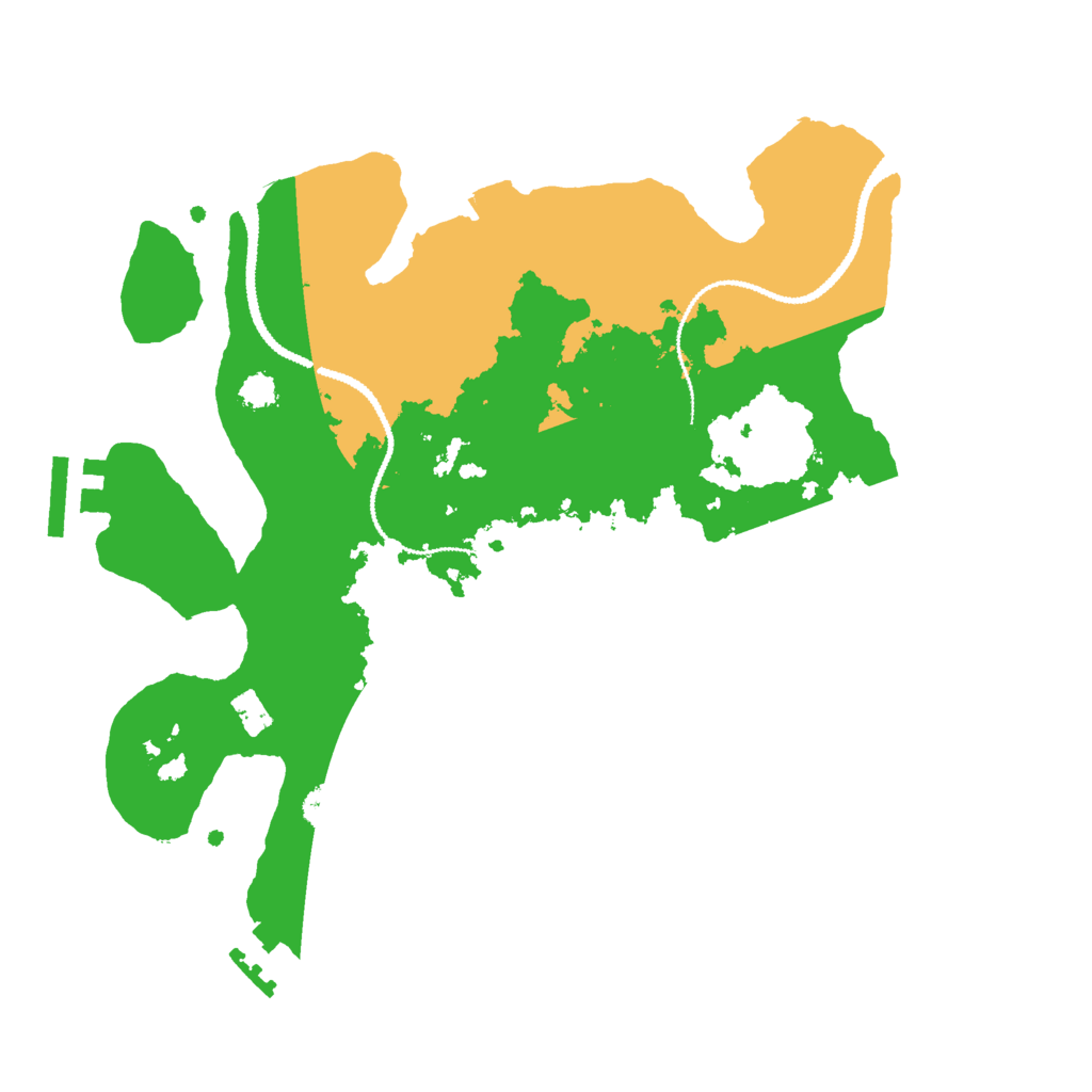 Biome Rust Map: Procedural Map, Size: 2750, Seed: 54164