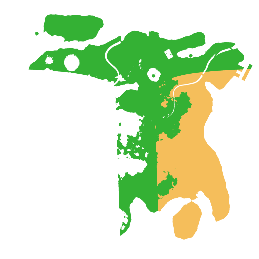 Biome Rust Map: Procedural Map, Size: 3000, Seed: 6417802