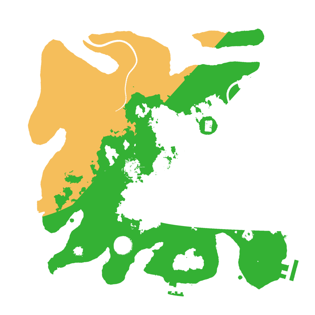 Biome Rust Map: Procedural Map, Size: 3000, Seed: 4129867