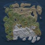Thumbnail Rust Map: Procedural Map, Size: 4000, Seed: 2000356270, 15 Monuments