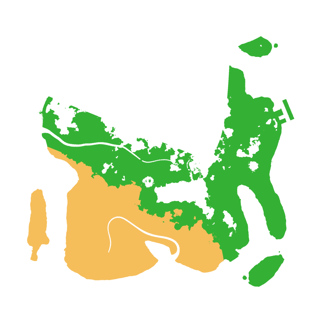 Biome Rust Map: Procedural Map, Size: 2956, Seed: 56463