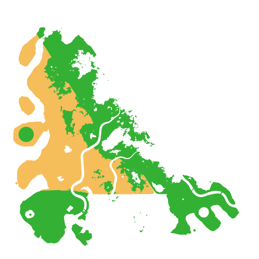 Biome Rust Map: Procedural Map, Size: 4500, Seed: 2145547051