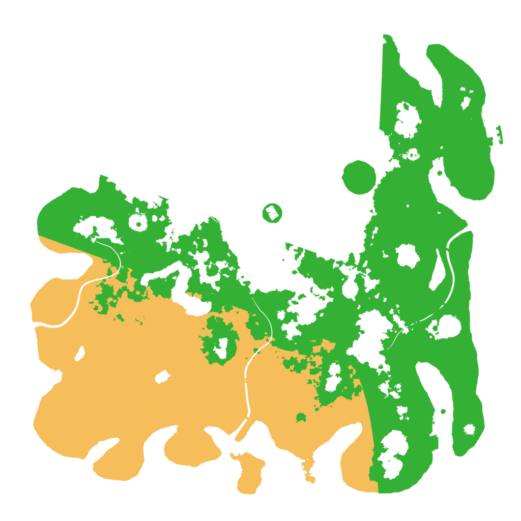 Biome Rust Map: Procedural Map, Size: 4250, Seed: 58474757