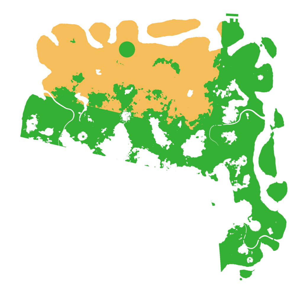 Biome Rust Map: Procedural Map, Size: 5000, Seed: 1382476868