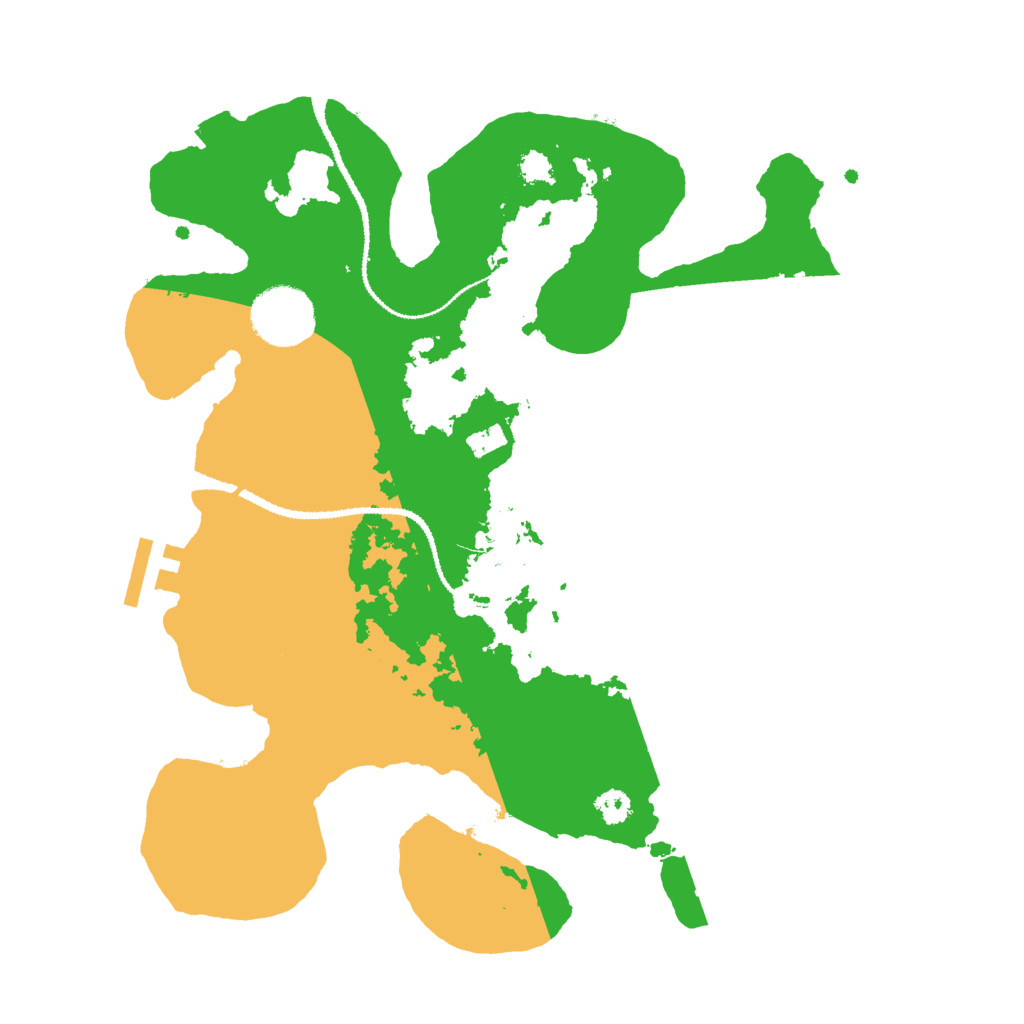 Biome Rust Map: Procedural Map, Size: 3000, Seed: 6576358