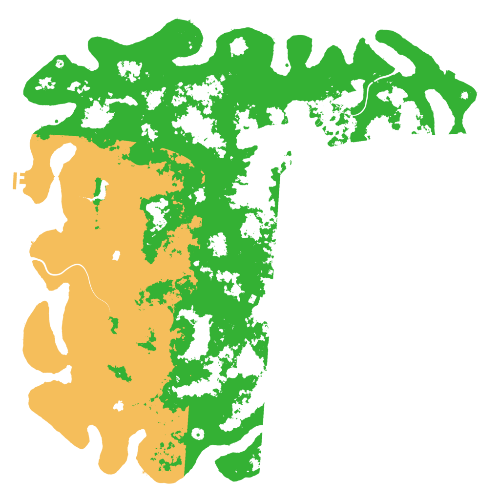 Biome Rust Map: Procedural Map, Size: 6000, Seed: 456464