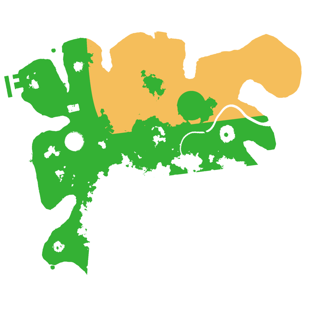 Biome Rust Map: Procedural Map, Size: 3000, Seed: 1269270692