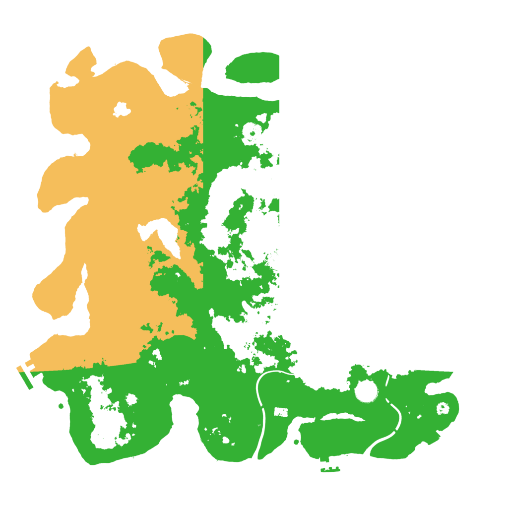 Biome Rust Map: Procedural Map, Size: 4000, Seed: 125874568