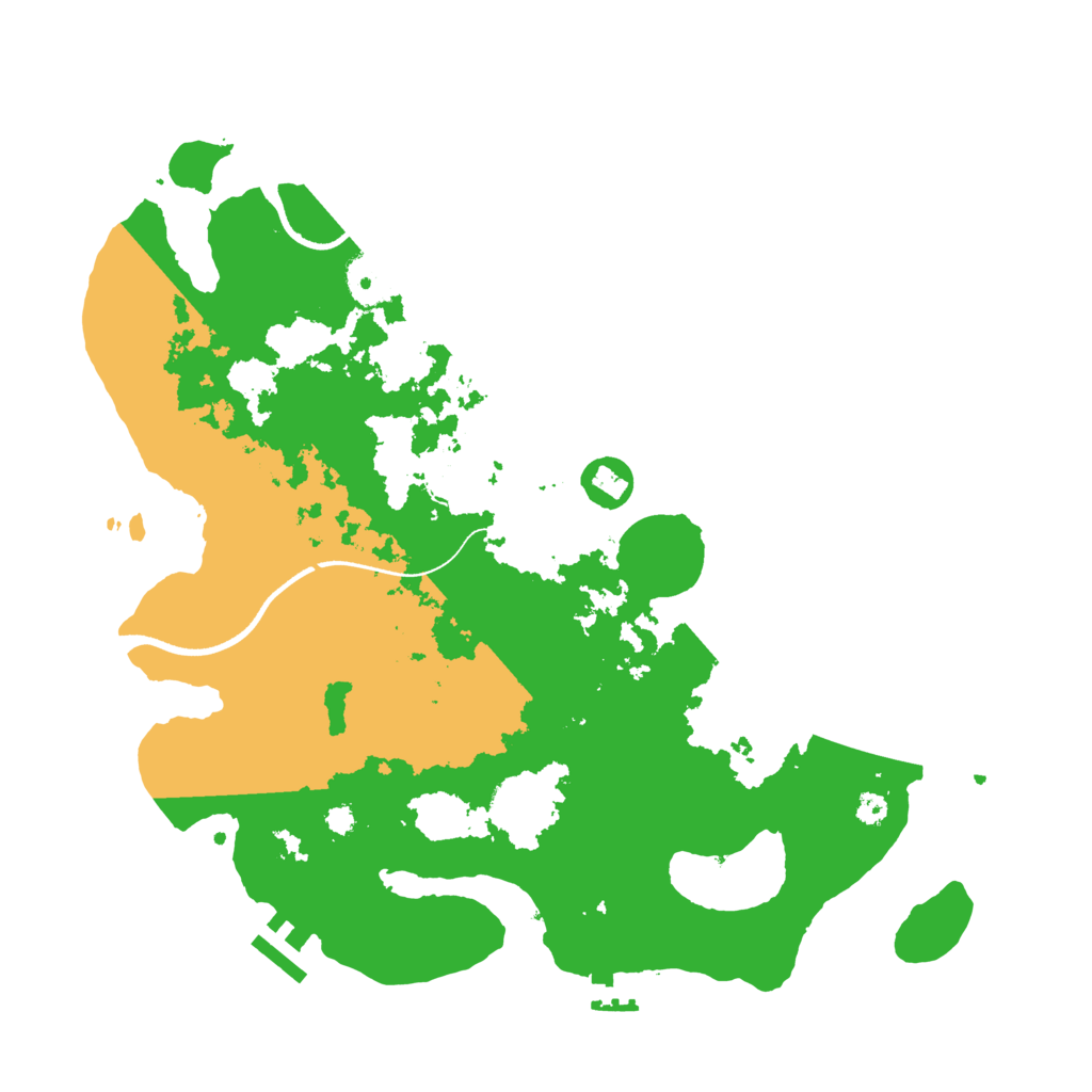 Biome Rust Map: Procedural Map, Size: 3500, Seed: 756021082